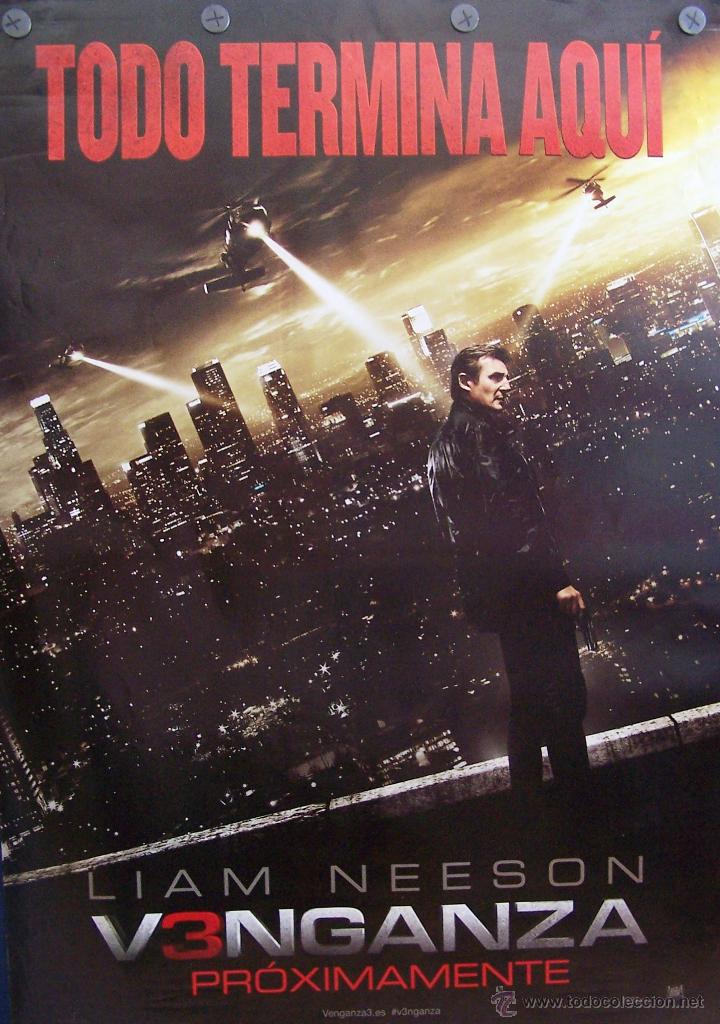 Cine: LA VENGANZA (CARTEL PEL&Iacute;CULA ACCI&Oacute;N)