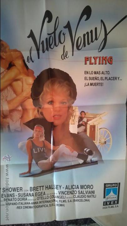 Kino: VUELO DE VENUS. CARTEL. POSTER. 70X100. ORIGINAL. MOVIE. BUEN ESTADO. NOMBRE POR DETR&Aacute;S