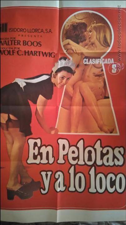 Cin&eacute;ma: EN PELOTAS Y A LO LOCO. POSTER. CARTEL. 70X100. ORIGINAL. MOVIE