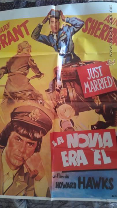 Cinema: LA NOVIA ERA &Eacute;L. POSTER. CARTEL. MOVIE. ORIGINAL. 70X100