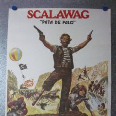 Cine: SCALAWAG, PATA DE PALO - KIRK DOUGLAS - AÑO 1975