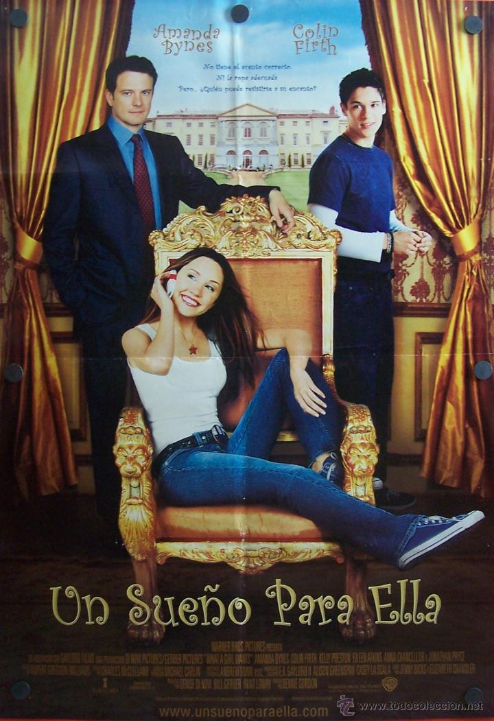 Cine: UN SUE&Ntilde;O PARA ELLA  P&oacute;ster film comedia