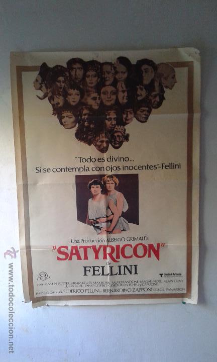 Cine: poster de la pelicula--sATYRICON - Foto 1