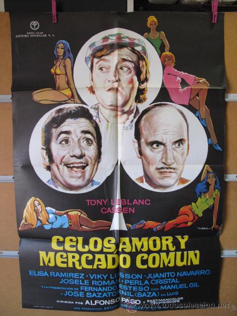 Cine: POSTER1789 CELOS AMOR Y MERCADO COMUN - Foto 1