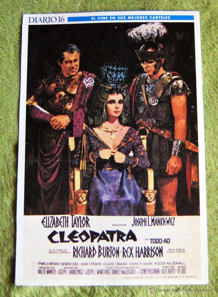 Cine: CINE - CLEOPATRA - POSTER DE 21 &times; 29 Cm.