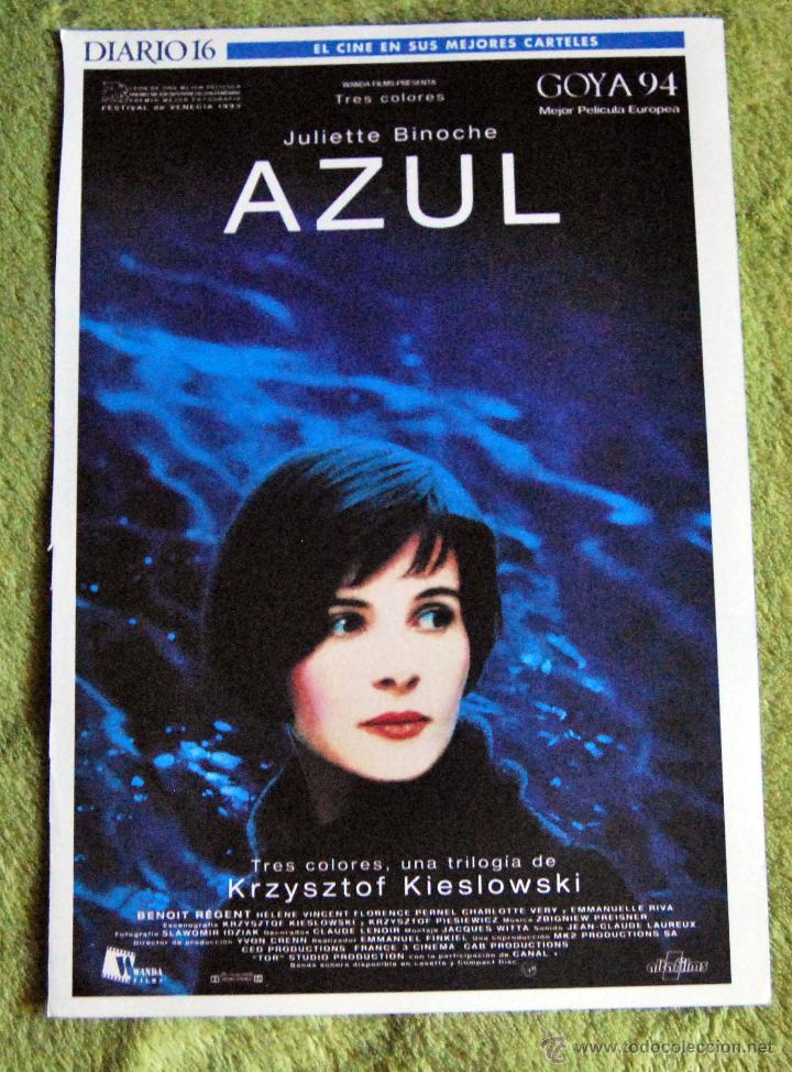 Cin&eacute;ma: CINE - AZUL - POSTER DE 21 &times; 29 Cm.