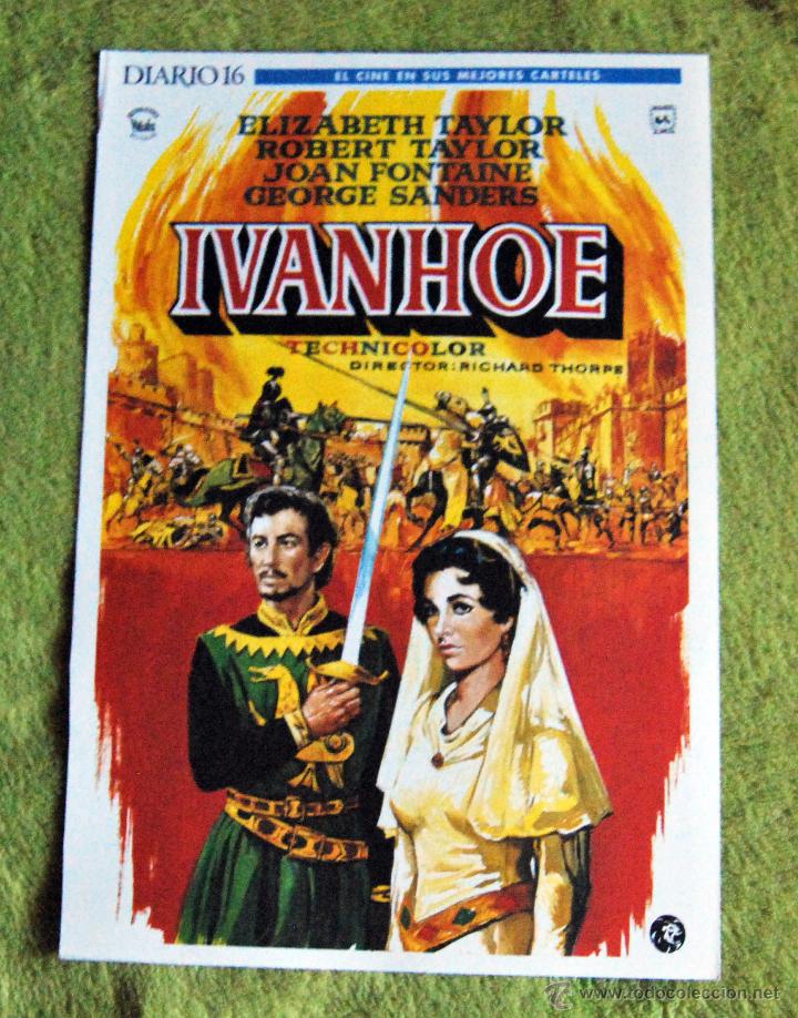 Cin&eacute;ma: CINE - IVANHOE - POSTER DE 21 &times; 29 Cm.