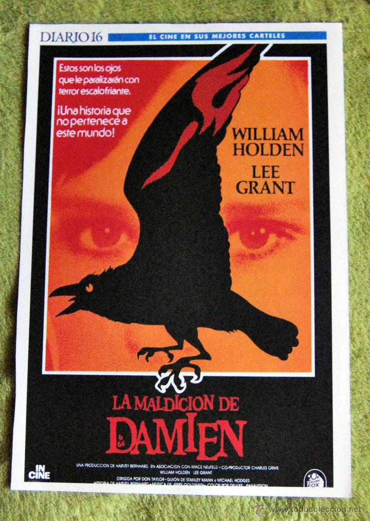 Cin&eacute;ma: CINE - LA MALDICION DE DAMIEN - POSTER DE 21 &times; 29 Cm.