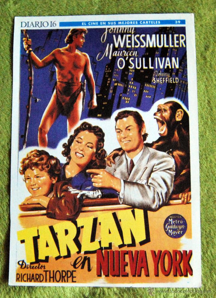 Cin&eacute;ma: CINE - TARZAN EN NUEVA YORK - POSTER DE 21 &times; 29 Cm.