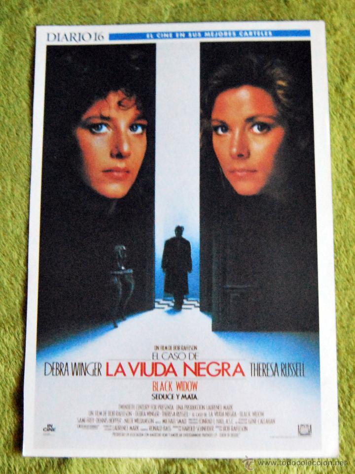 Cin&eacute;ma: CINE - LA VIUDA NEGRA - POSTER DE 21 &times; 29 Cm.
