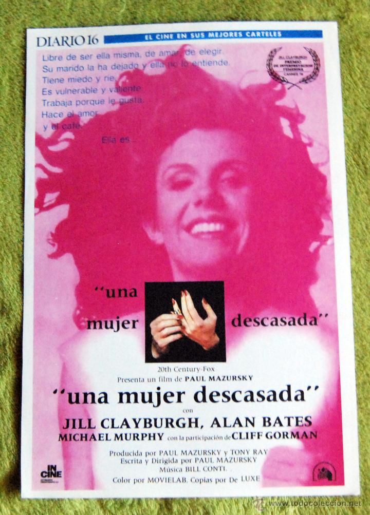 Cin&eacute;ma: CINE - UNA MUJER DESCASADA - POSTER DE 21 &times; 29 Cm.
