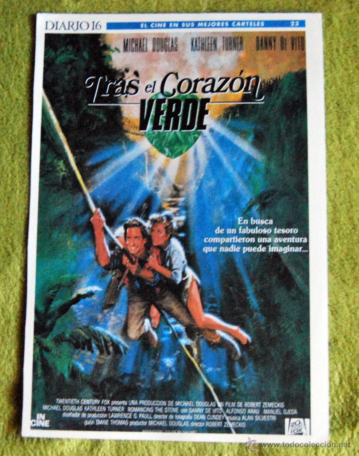 Cin&eacute;ma: CINE - TRAS EL CORAZON VERDE - POSTER DE 21 &times; 29 Cm.