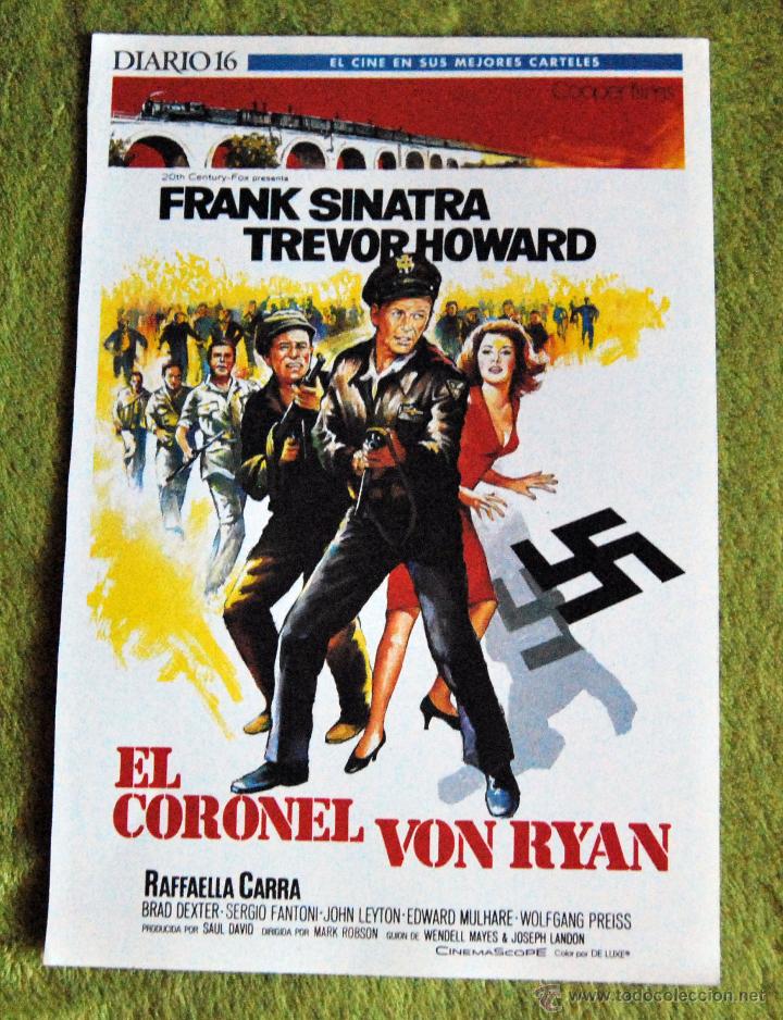 Cin&eacute;ma: CINE - EL CORONEL VON RYAN - POSTER DE 21 &times; 29 Cm.