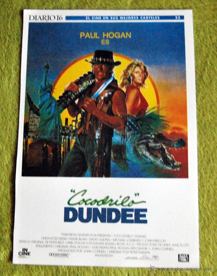 Cin&eacute;ma: CINE - COCODRILO DUNDEE - POSTER DE 21 &times; 29 Cm.