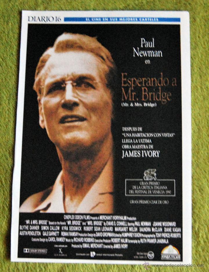 Cin&eacute;ma: CINE - ESPERANDO A MR. BRIDGE - POSTER DE 21 &times; 29 Cm