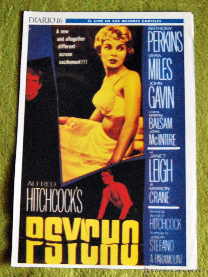 Cin&eacute;ma: CINE - PSYCHO - POSTER DE 21 &times; 29 Cm.