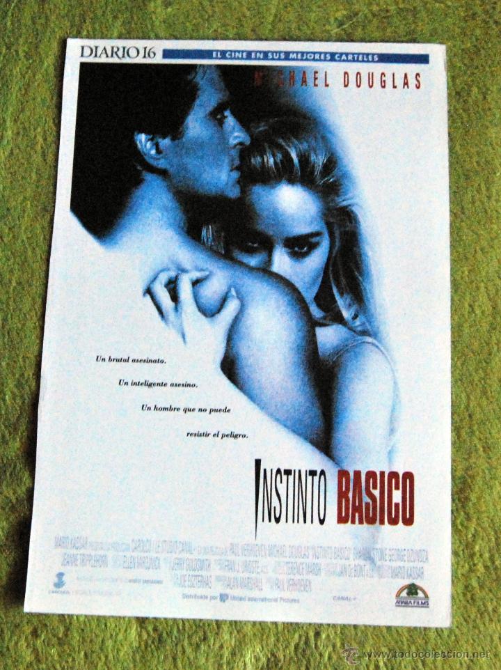 Cin&eacute;ma: CINE - INSTINTO BASICO - POSTER DE 21 &times; 29 Cm.