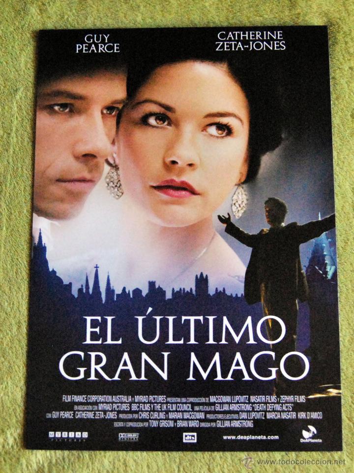 Cin&eacute;ma: CINE - EL ULTIMO GRAN MAGO - POSTER DE 21 &times; 29 Cm.