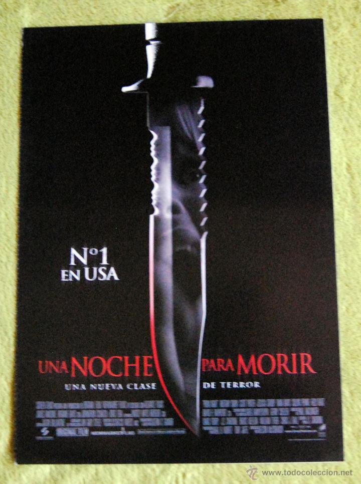 Cin&eacute;ma: CINE - UNA NOCHE PARA MORIR - POSTER DE 21 &times; 29 Cm.