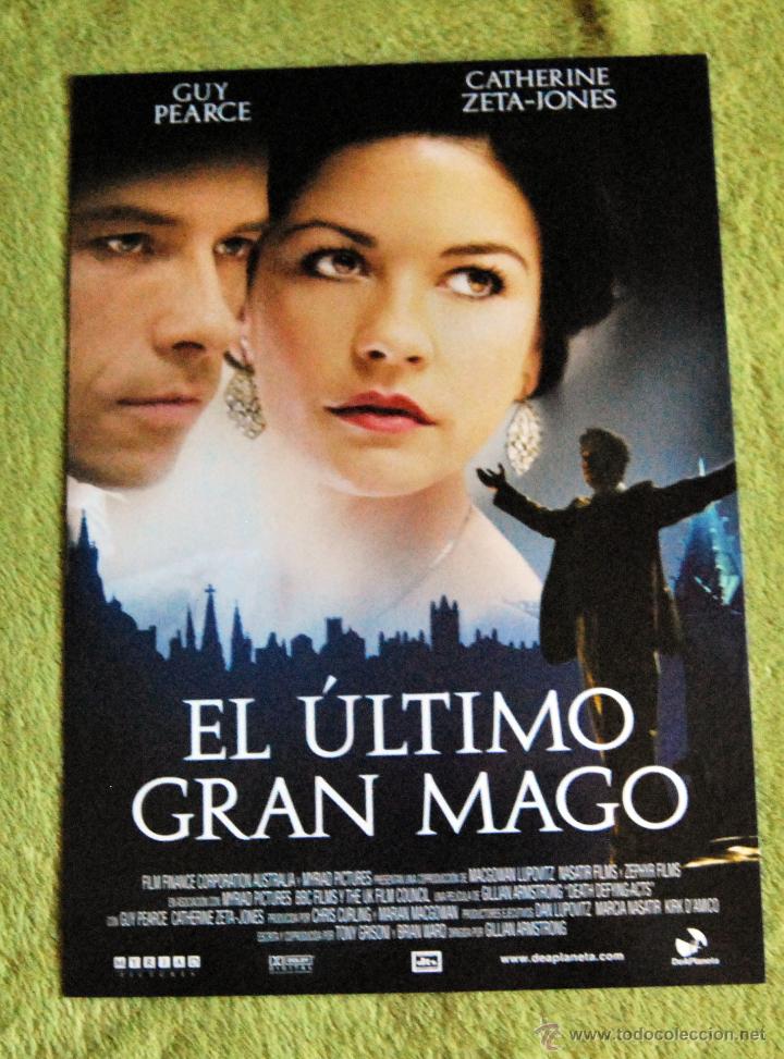Cin&eacute;ma: CINE - EL ULTIMO GRAN MAGO - POSTER DE 21 &times; 29 Cm.