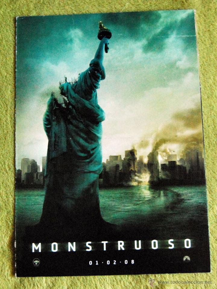 Cin&eacute;ma: CINE - MONSTRUOSO - POSTER DE 21 &times; 29 Cm.