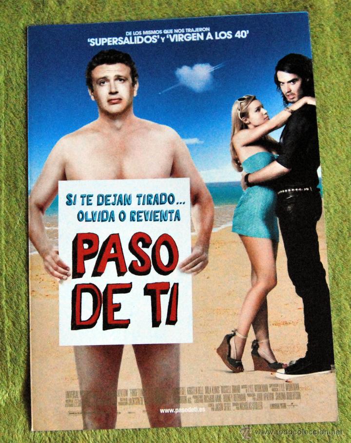 Cin&eacute;ma: CINE - PASO DE TI - POSTER DE 21 &times; 29 Cm.