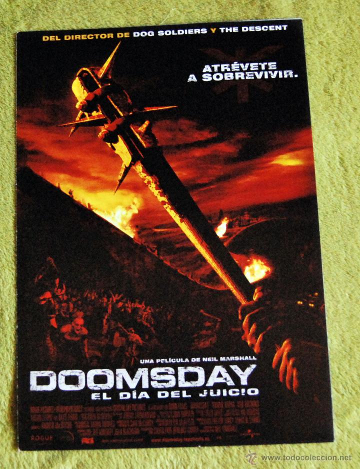 Cinema: CINE - DOOMSDAY, EL DIA DEL JUICIO - POSTER DE 21 &times; 29 Cm