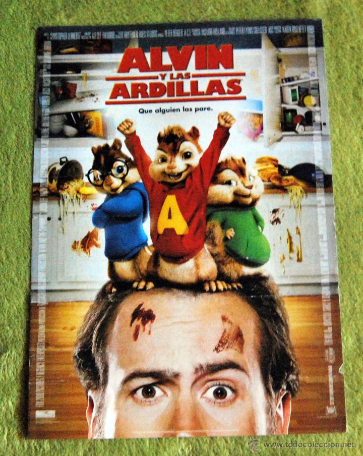 Cinema: CINE - ALVIN Y LAS ARDILLAS - POSTER DE 21 &times; 29 Cm.