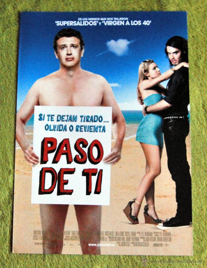 Cinema: CINE - PASO DE TI - POSTER DE 21 &times; 29 Cm.