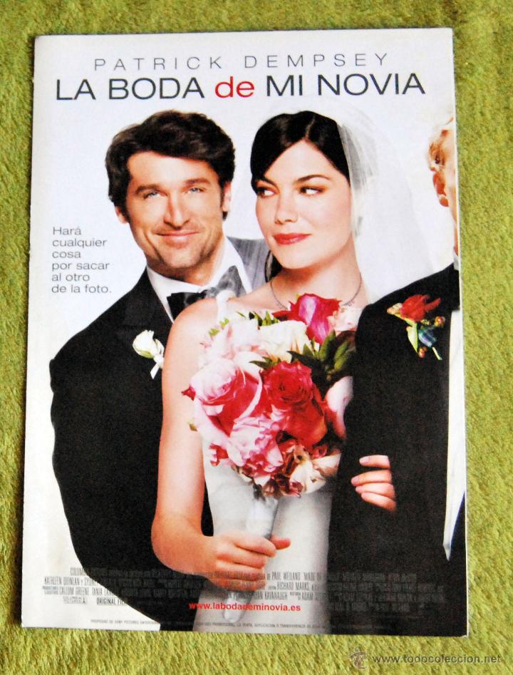 Cinema: CINE - LA BODA DE MI NOVIA - POSTER DE 21 &times; 29 Cm.