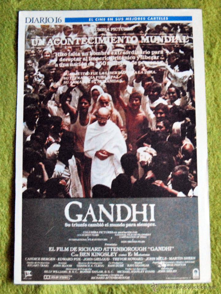 Cinema: CINE - GANDHI - POSTER DE 21 &times; 29 Cm.