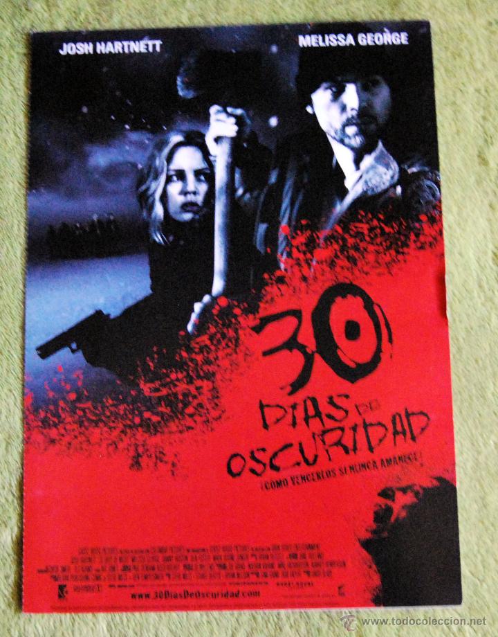 Cinema: CINE - 30 DIAS DE OSCURIDAD - POSTER DE 21 &times; 29 Cm.