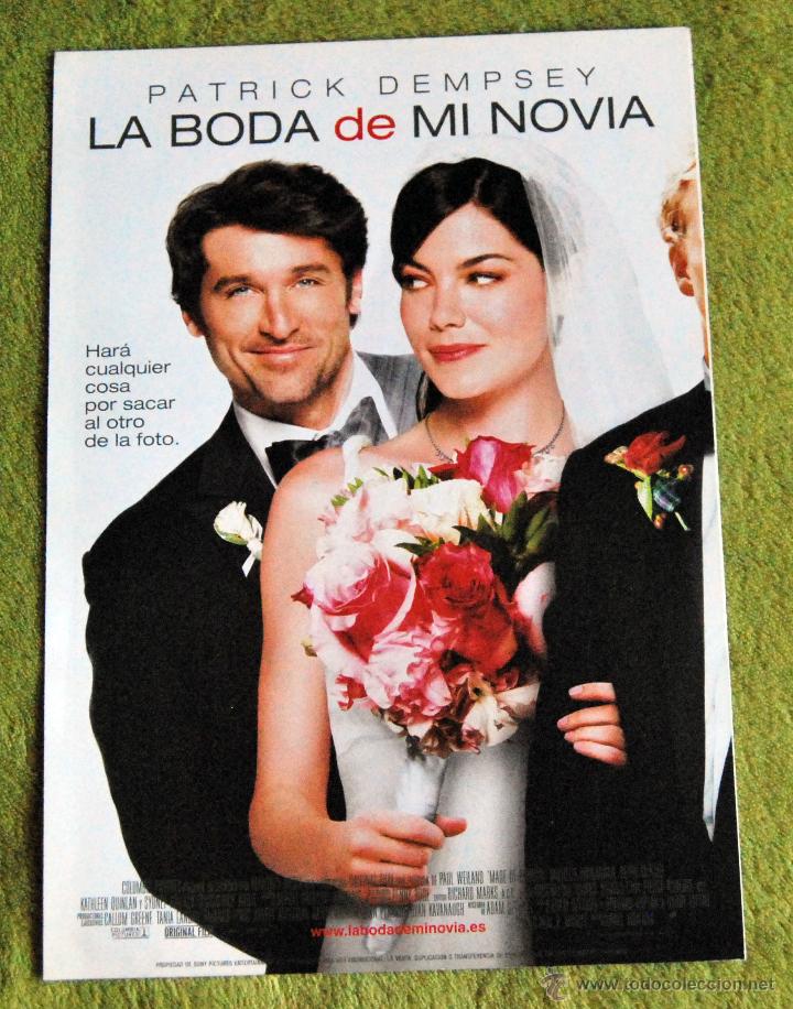 Cinema: CINE - LA BODA DE MI NOVIA - POSTER DE 21 &times; 29 Cm.