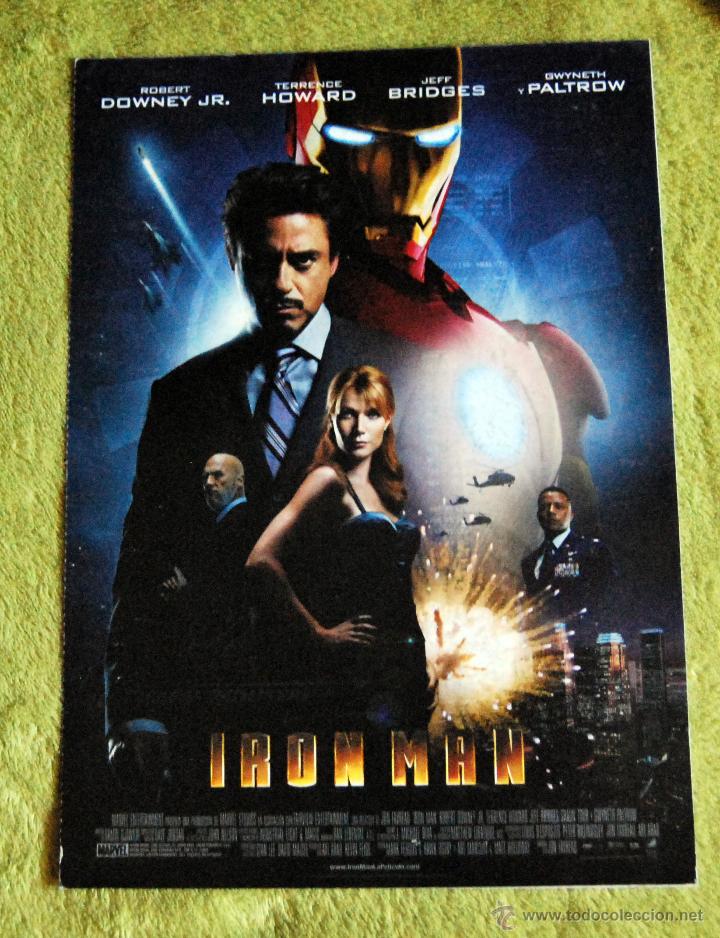 Cinema: CINE - IRON MAN - POSTER DE 21 &times; 29 Cm.