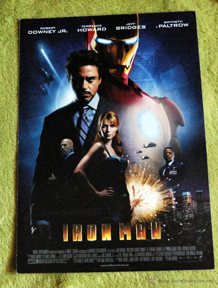 Cinema: CINE - IRON MAN - POSTER DE 21 &times; 29 Cm.