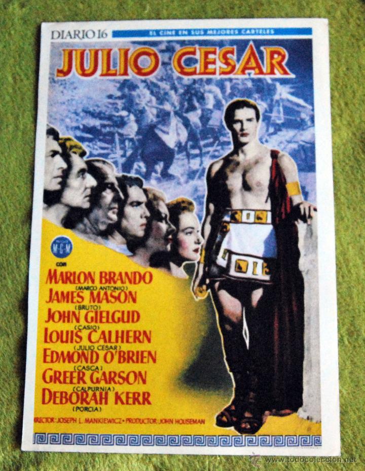 Cinema: CINE - JULIO CESAR - POSTER DE 21 &times; 29 Cm.