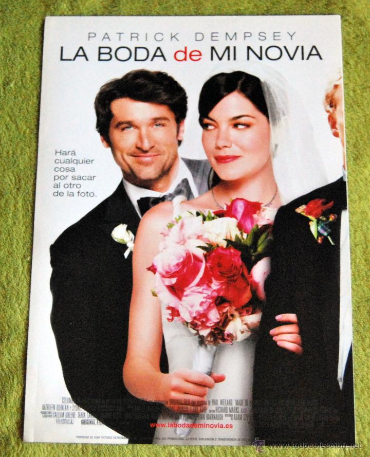 Cinema: CINE - LA BODA DE MI NOVIA - POSTER DE 21 &times; 29 Cm.