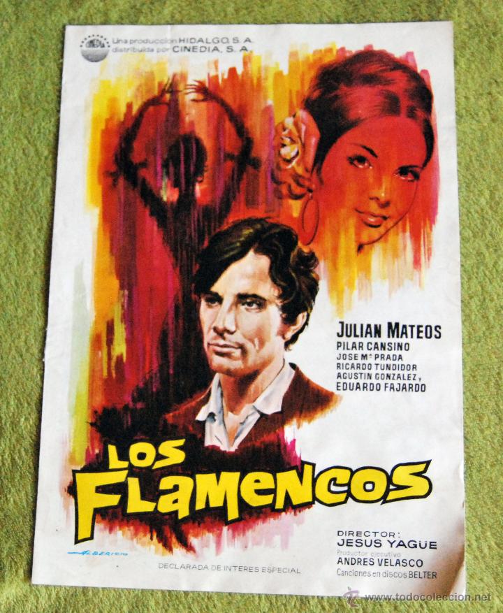 Cinema: CINE - LOS FLAMENCOS - POSTER DE 21 &times; 29 Cm.