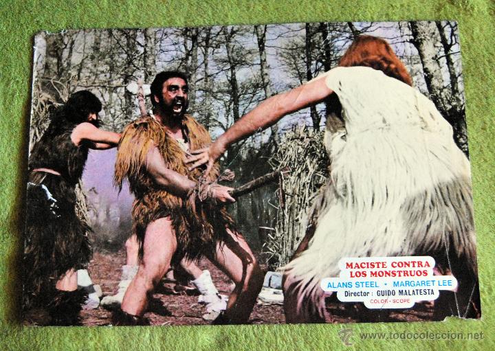 Cinema: CINE - MACISTE CONTRA LOS MONSTRUOS - POSTER DE 21 &times; 29 Cm.