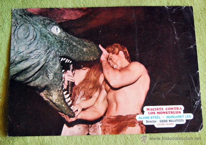 Cinema: CINE - MACISTE CONTRA LOS MONSTRUOS - POSTER DE 21 &times; 29 Cm.