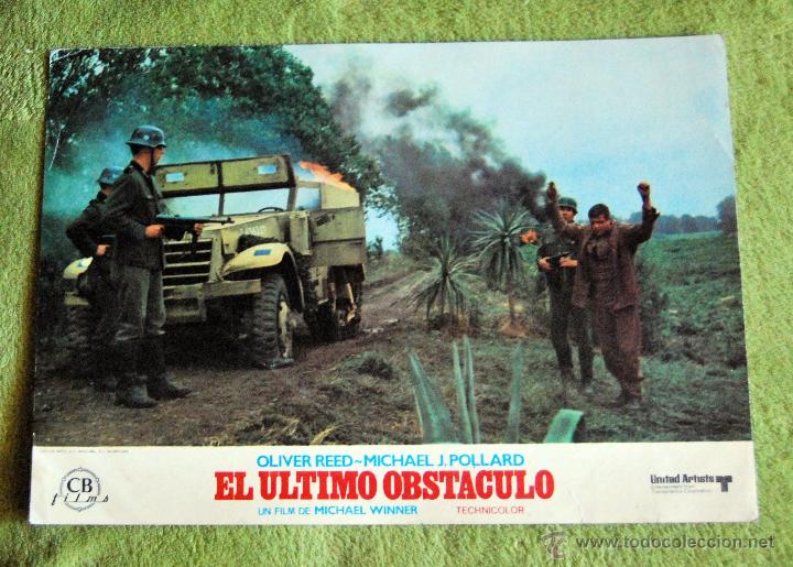 Cinema: CINE - EL ULTIMO OBSTACULO - POSTER DE 21 &times; 29 Cm.