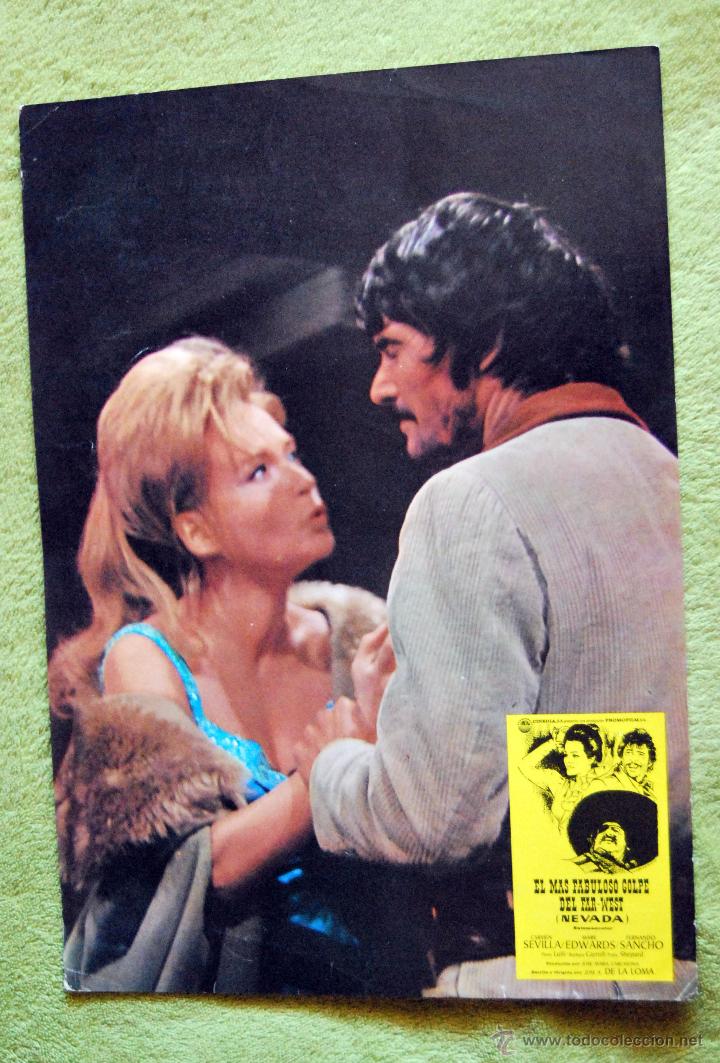 Cinema: CINE - EL MAS FABULOSO GOLPE DE FAR-WEST - POSTER DE 21 &times; 29 Cm.