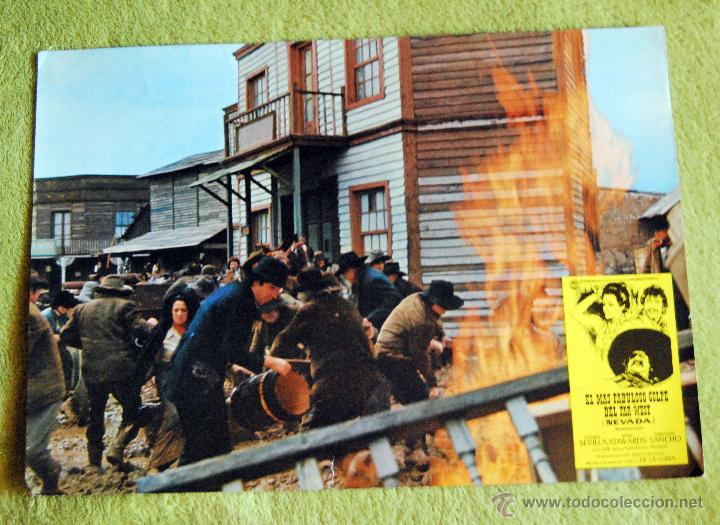 Cinema: CINE - EL MAS FABULOSO GOLPE DE FAR-WEST - POSTER DE 21 &times; 29 Cm.