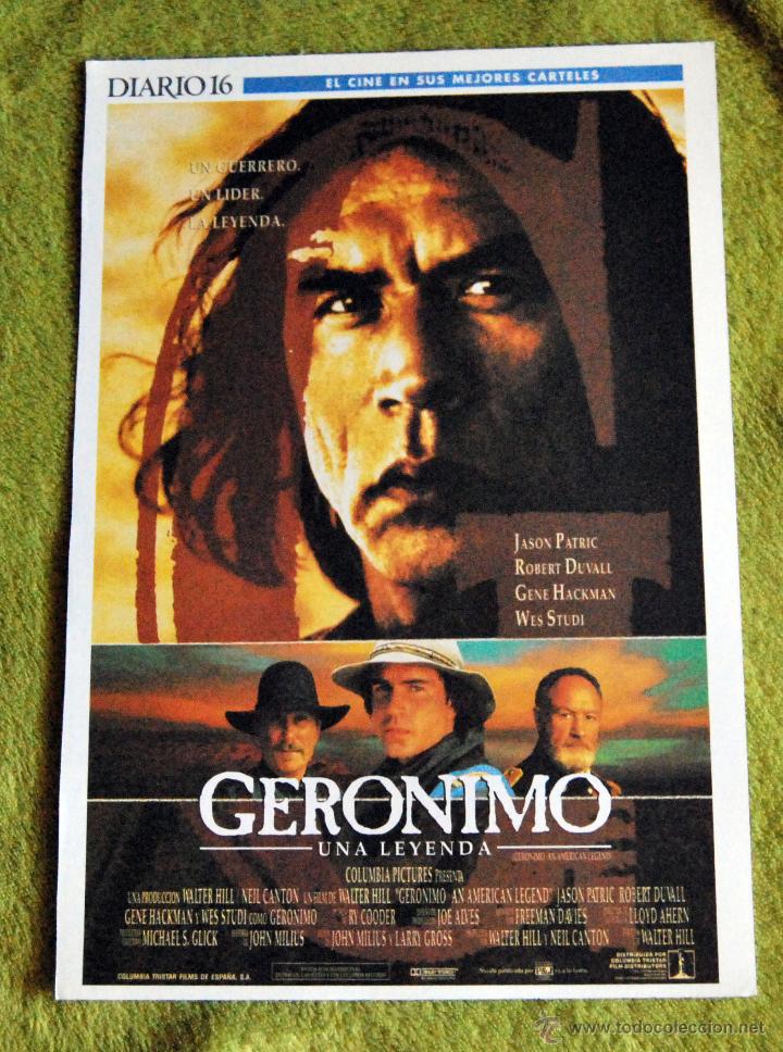 Cinema: CINE - GERONIMO - POSTER DE 21 &times; 29 Cm.