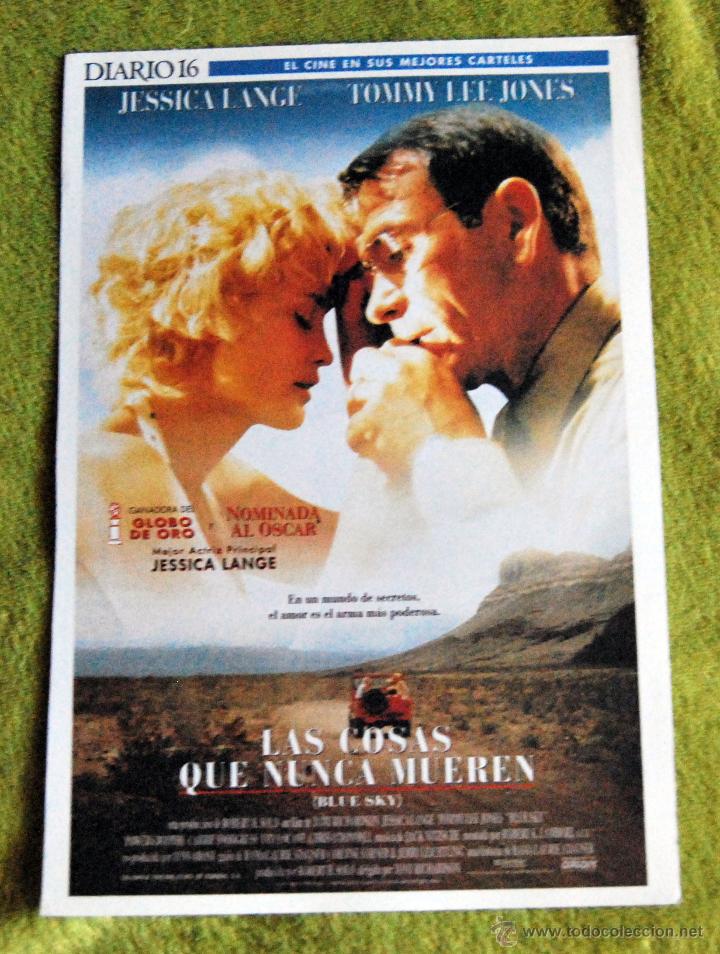 Cinema: CINE - LAS COSAS QUE NUNCA MUEREN - POSTER DE 21 &times; 29 Cm.