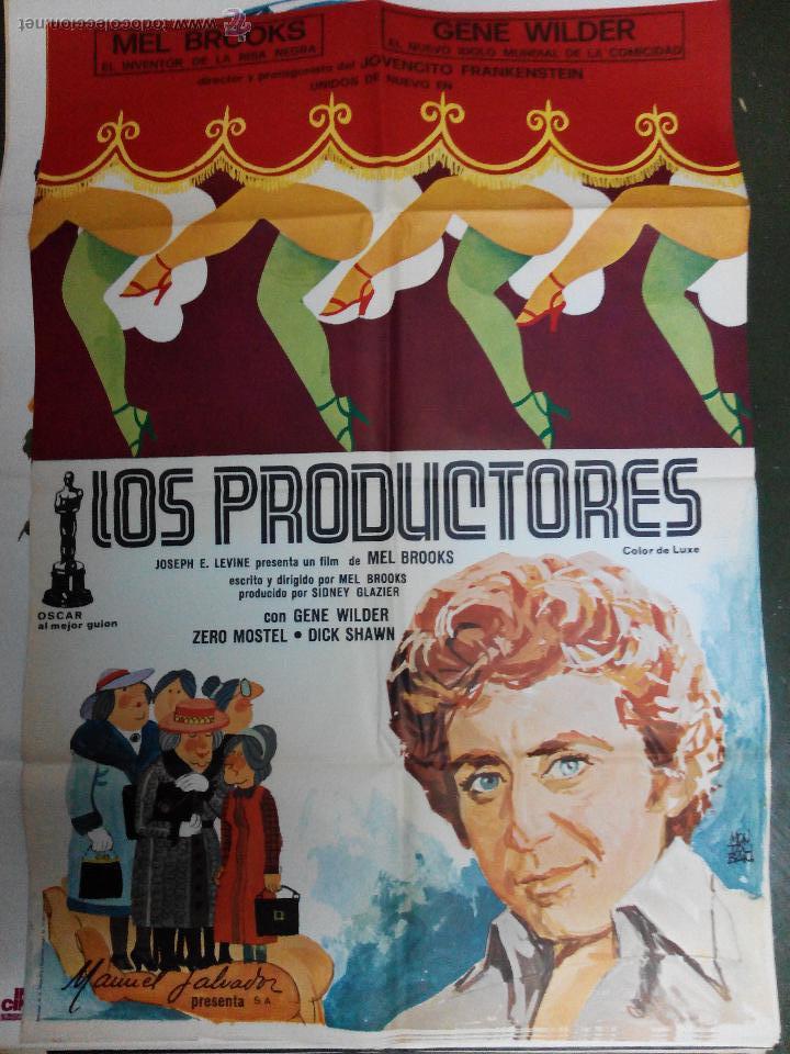 Kino: Los productores - aprox 70x100 Cartel ORIGINAL cine