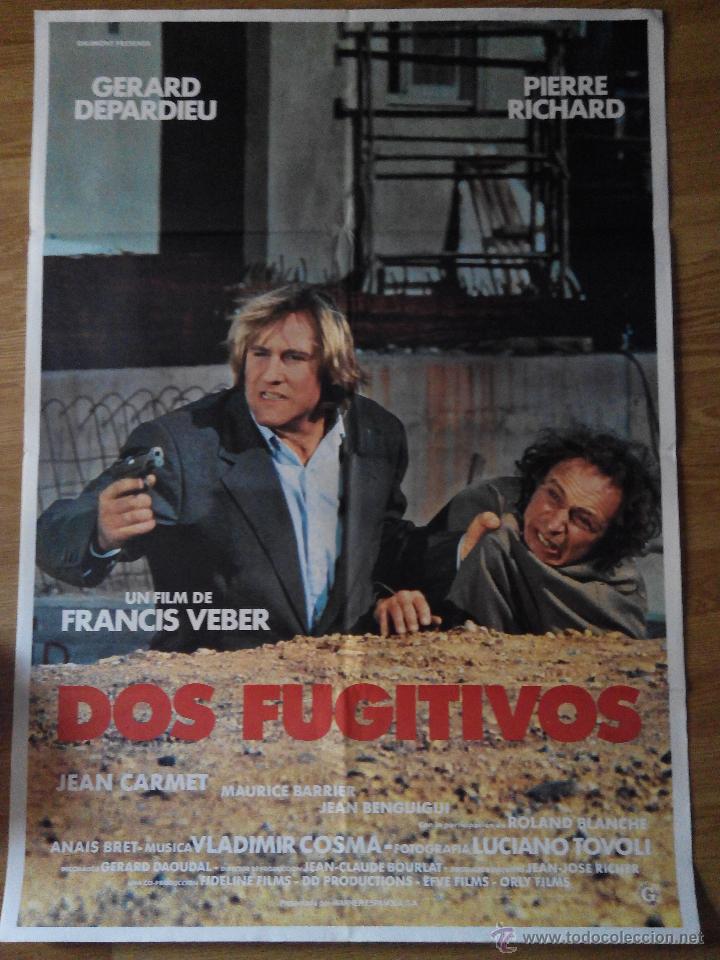 Cinema: Dos fugitivos - aprox 70x100 Cartel ORIGINAL cine