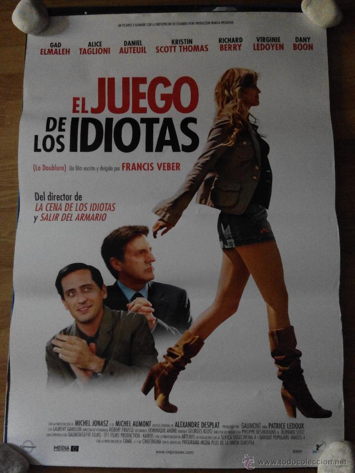 Cinema: El juego de los idiotas - aprox 70x100 Cartel ORIGINAL cine (L5)