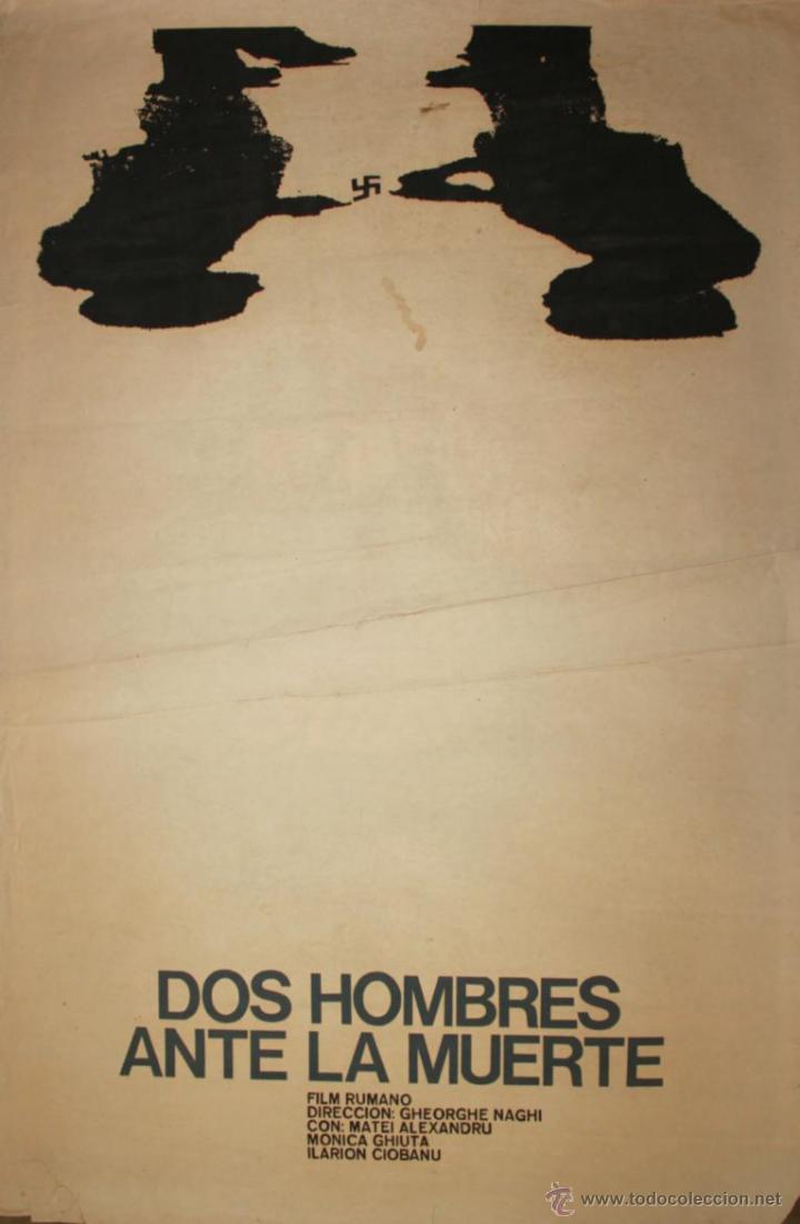 Kino: pOSTER dos hombres ante la muerte, ruman&iacute;a