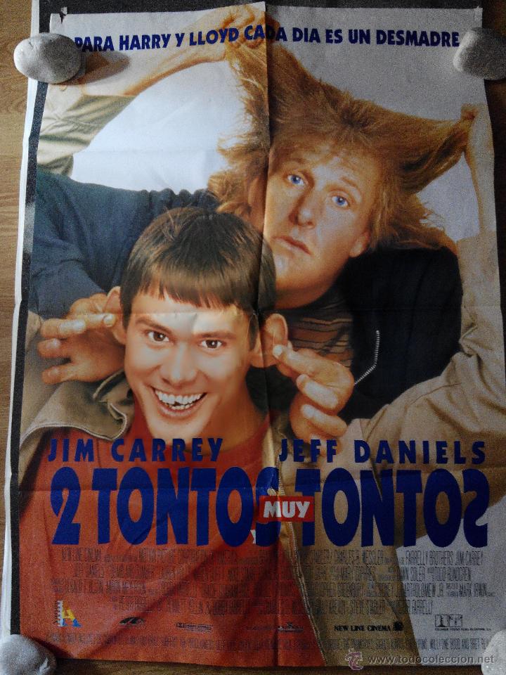 Cinema: Dos tontos muy tontos - aprox 70x100 Cartel ORIGINAL cine (L9)